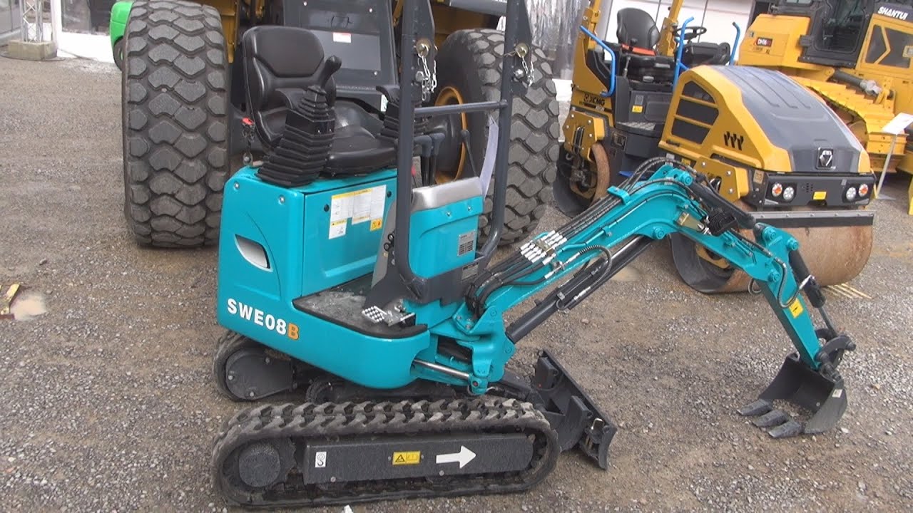 Sunward SWE08B Mini Excavator (2022) Exterior and Interior