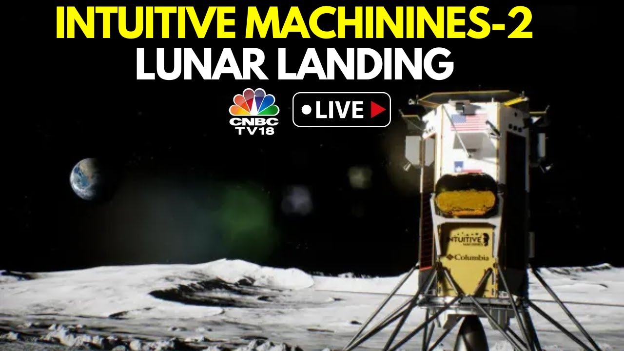 NASA LIVE: Intuitive Machines' Athena Lander Attempts a Touchdown on Moon | Lunar Landing | N18G