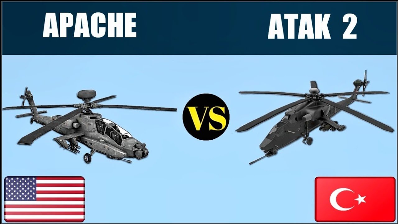 TAI T929 ATAK-2 VS AH-64E Apache Guardian Attack Helicopter