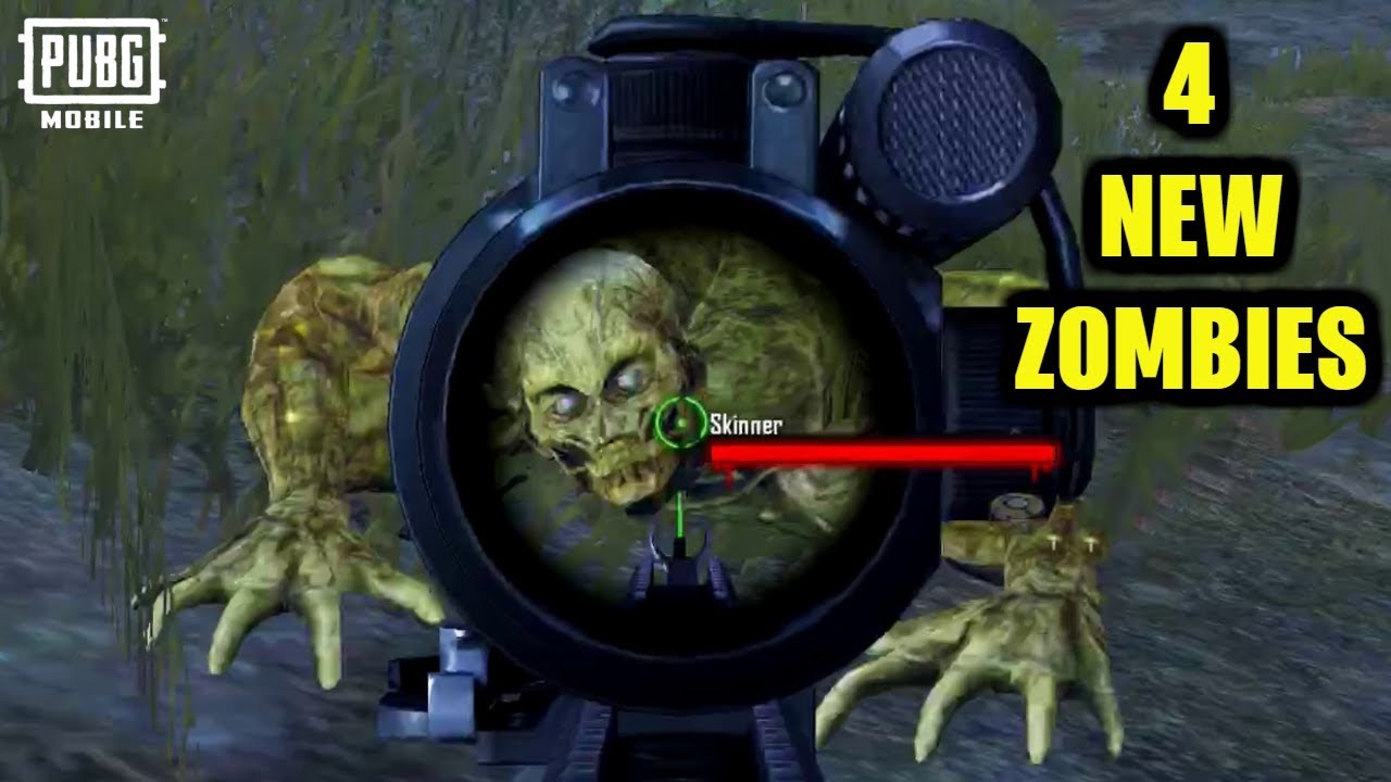 PUBG MOBILE NEW UPDATE 0.13.0 : NEW 4 ZOMBIES - Skinner, Mutant, Paimen!