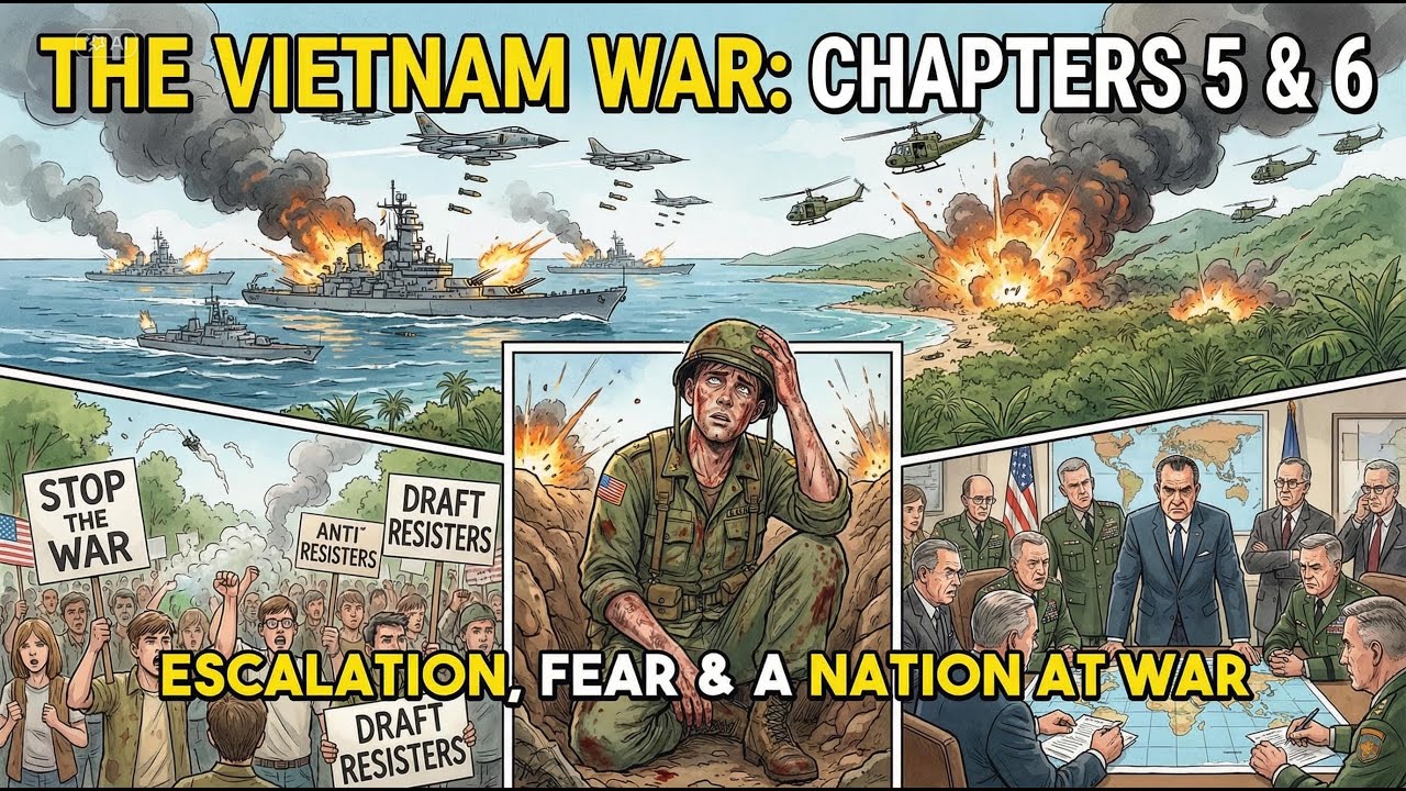 The Vietnam War &ndash; Chapters 5 & 6: Escalation, Fear, and a Nation at War