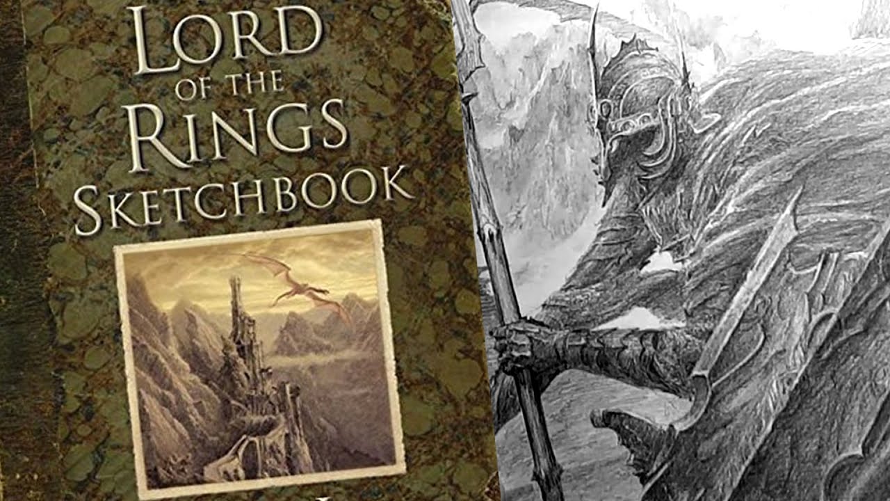 The Lord of The Rings sketchbook Alan Lee preview fantasy art books