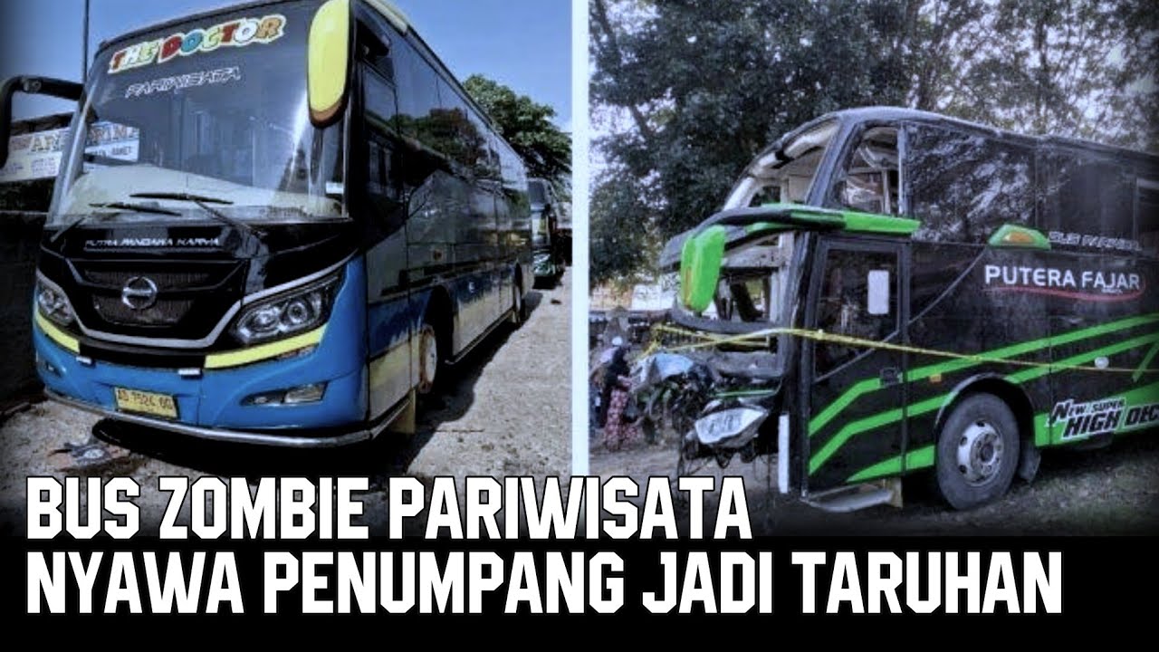 BAHAYA BUS PARIWISATA BODONG, MODAL AKAL AKALAN, NYAWA PENUMPANG JADI TARUHAN!
