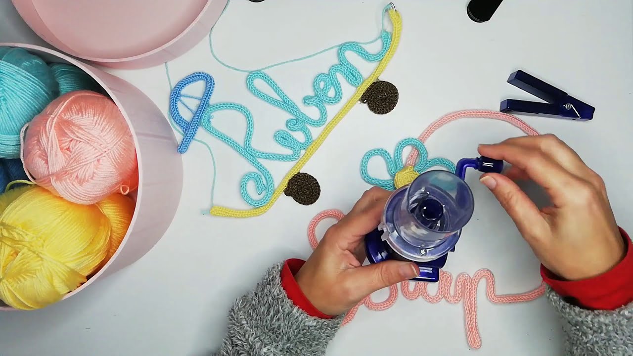 tutorial🖇✂ Como utilizar el tricotín 2ª colaboración con #Beebeecraft