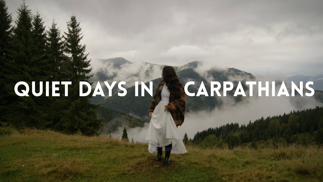 Taking a Break in the Carpathian Mountains ⛰️ Soft Travel Vlog | Dzembronia, Ukraine 🇺🇦 