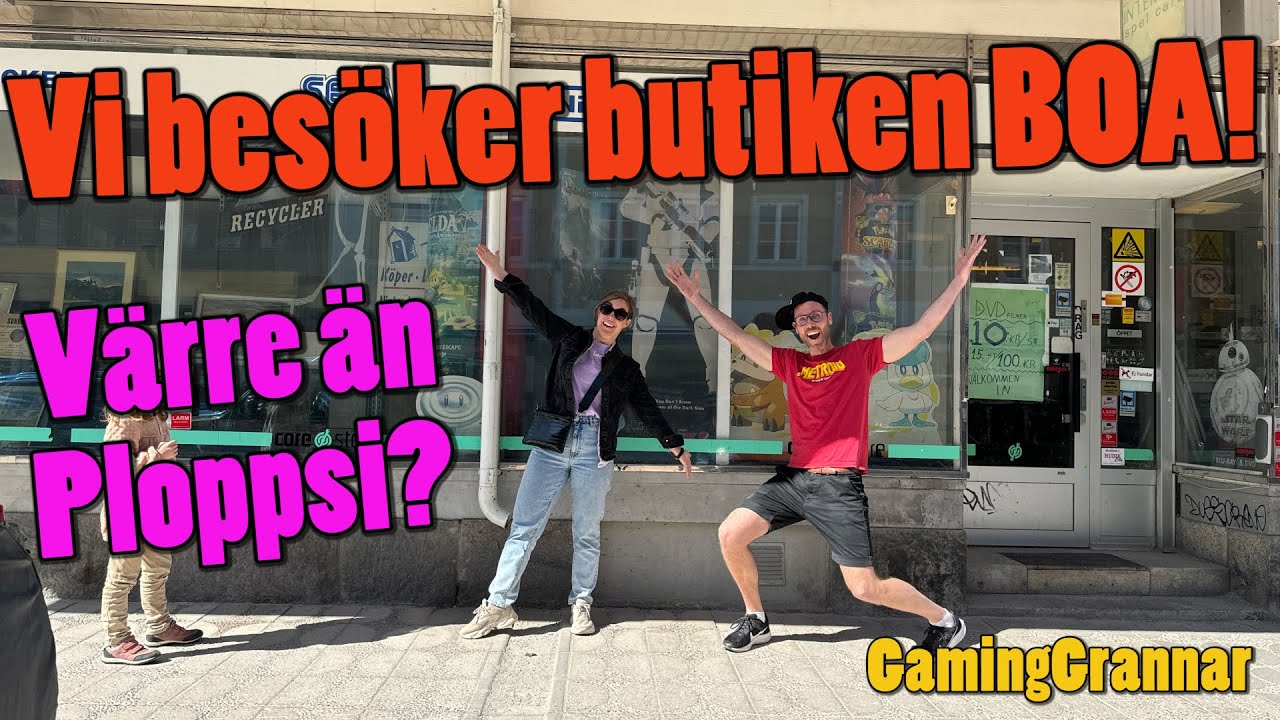 Vi besöker butiken BOA i Hudiksvall! Självklart blir det en titt på hemliga lagret!