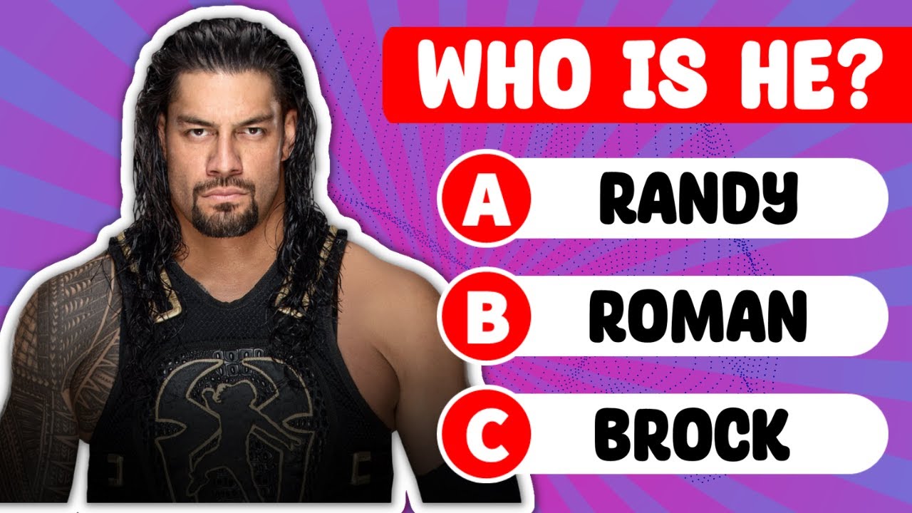 Only True Fans Can Guess WWE Superstars | WWE Quiz Challenge