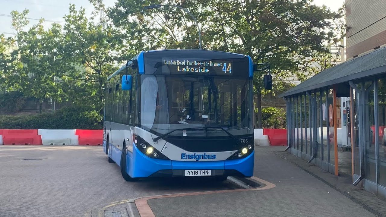 Ensign Buses Route 44@706/YY18THN (Lakeside - Grays)