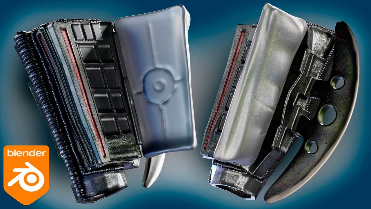 PREDATOR CONCEPT - TEXTURIZADO BRAZALETE IZQ EN BLENDER