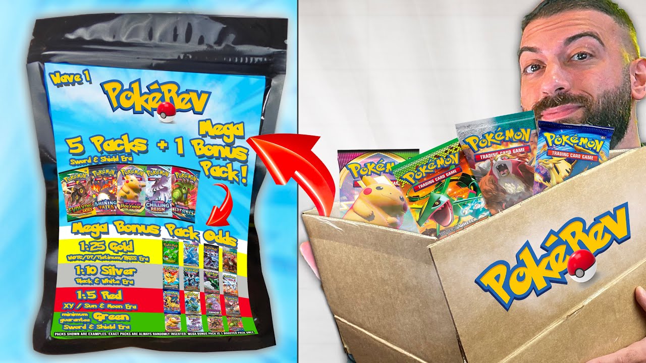 IT'S HERE! Opening 100 PokéRev Packs! (Exclusive Pokemon Cards Opening)