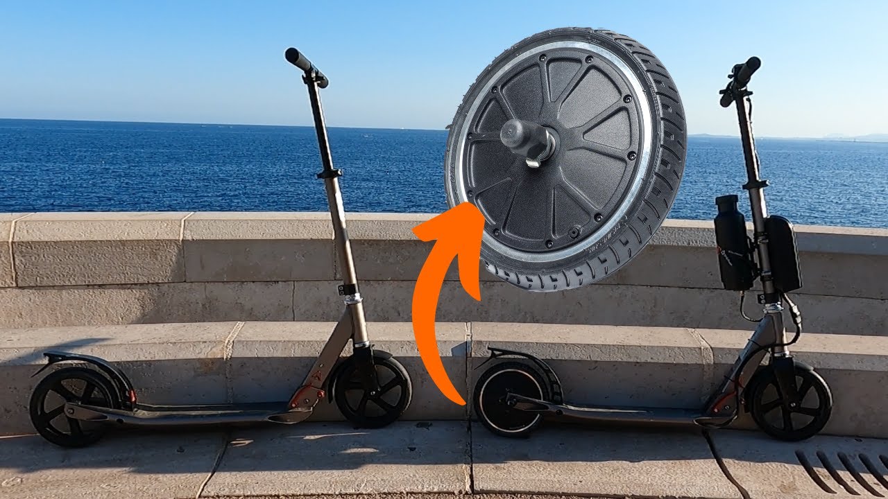 Électrification d'une trottinette OXELO Town5 Décathlon avec un kit électrique OZO