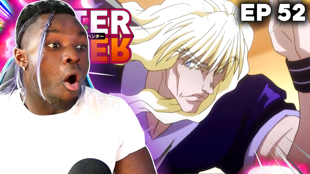 JE RÉAGIS AU MEILLEUR COMBAT DE HUNTER X HUNTER ! 💥 ZENO ET SILVA VS KURORO | ÉPISODE 52 RÉACTION FR