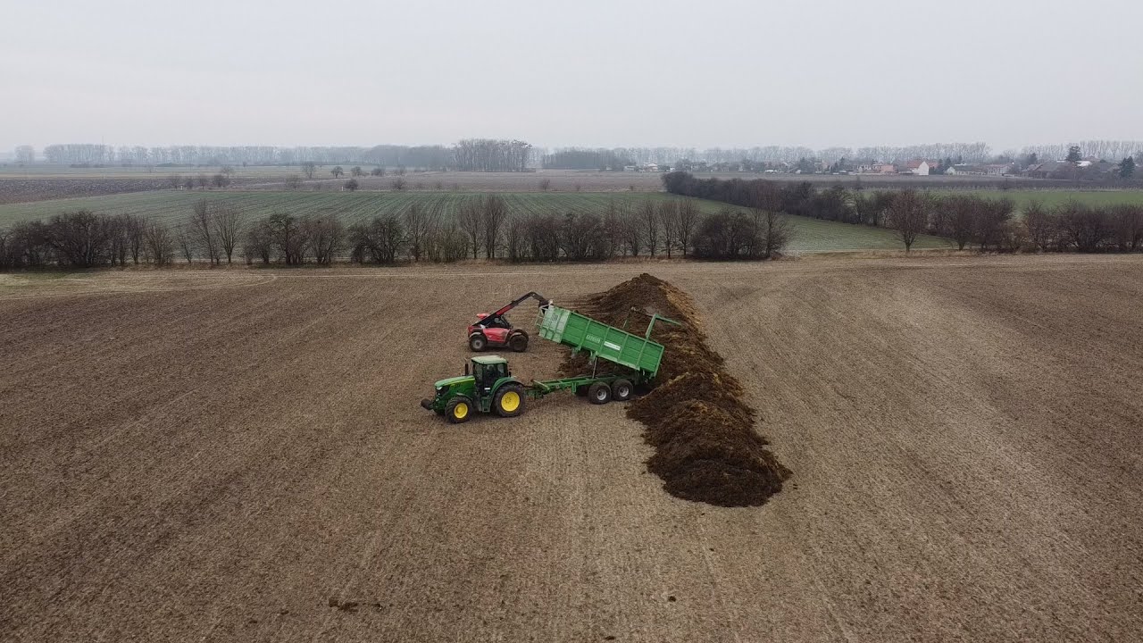 Odvoz hnoje 2021- Zámoraví a.s. Břest / Manure removal 2021