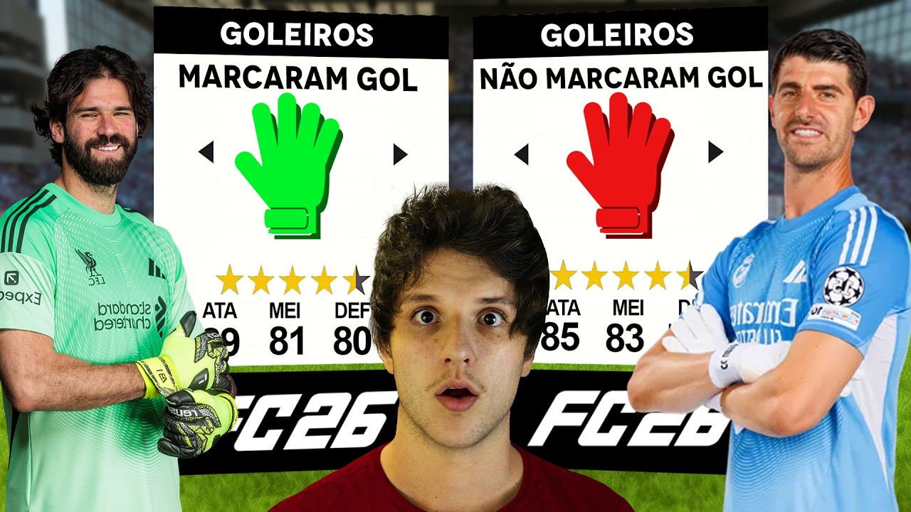 Goleiros que Marcaram Gols vs Goleiros que Nunca Marcaram