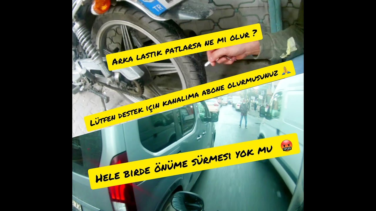 50 CC RMG B08 // Arora CG 100 //  Lastik Patladı 👀 // Olanlar Oldu 👀