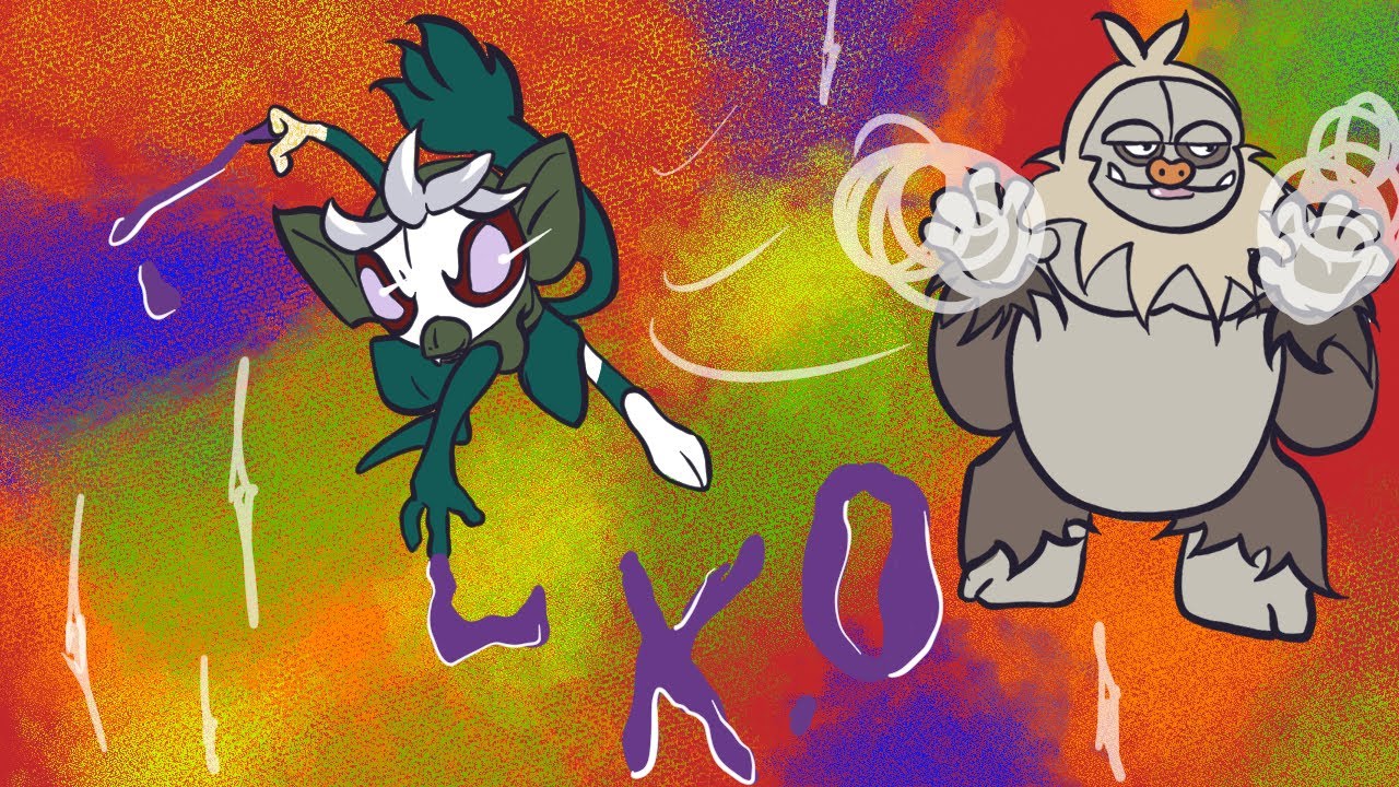 DOODLE GRAFAIAI СТАРАЕТСЯ СДЕЛАТЬ ВСЕ ВОЗМОЖНОЕ, ЧТОБЫ SLAKING БЫЛ ПОЛЕЗНЫМ - Pokemon Scarlet & V...