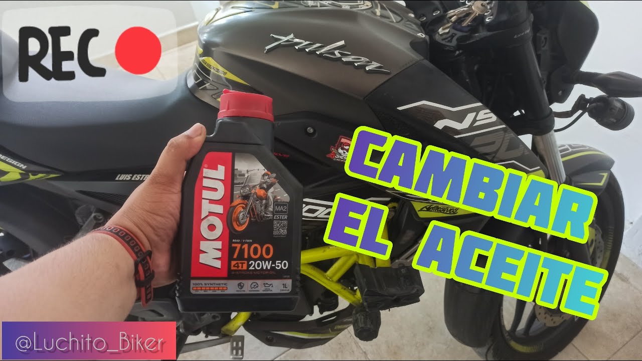 CAMBIO DE ACEITE Y FLITRO | PULSAR NS 200
