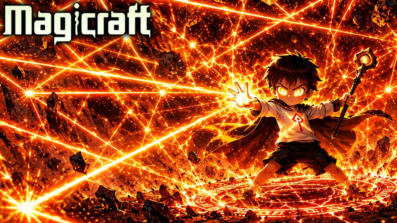 I Spent 2 Hours Making LASERS the Most OP Spell in Magicraft!