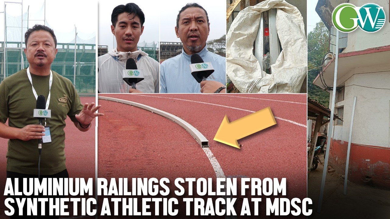22 Y/O MAN ARRESTED FOR STEALING ALUMINIUM RAILINGS FROM SYNTHETIC ATHLETIC TRACK AT MDSC