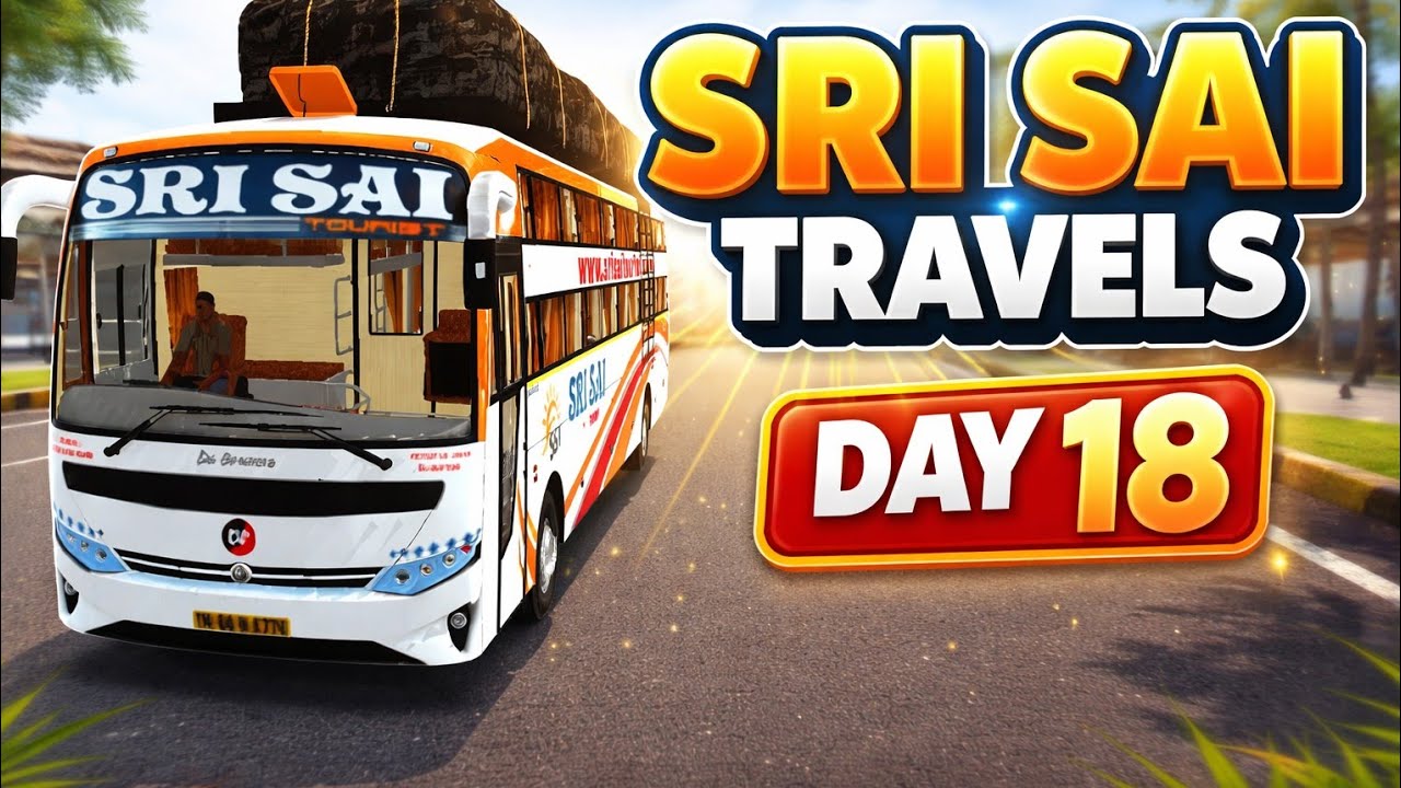 Driving Sri Sai Travels Bus 🚍🔥 | Realistic Sound & Cinematic BUSSID Drive