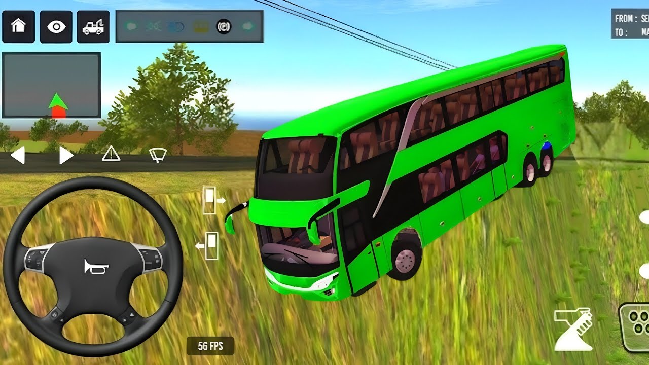 Realistic Euro Coach Bus Simulator Indonesia | Bus Simulator Games 2026 For Android Gameplay #bus 