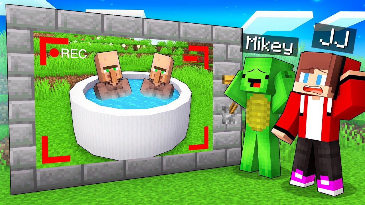 What Villagers Do When Mikey and JJ Left the Village in Minecraft (Maizen)