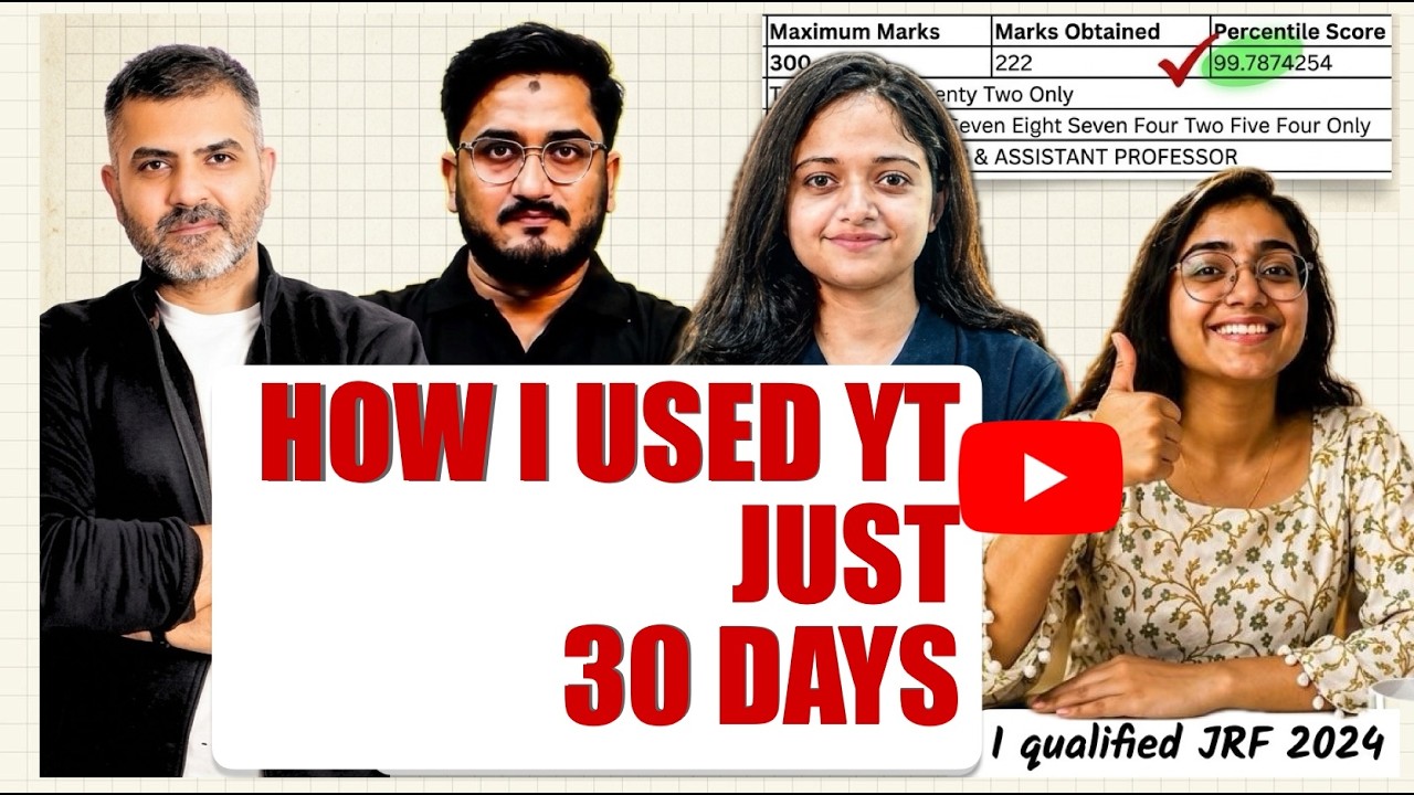 UGC NET JRF Paper 1 complete Strategy JRF in JUST 30 days!