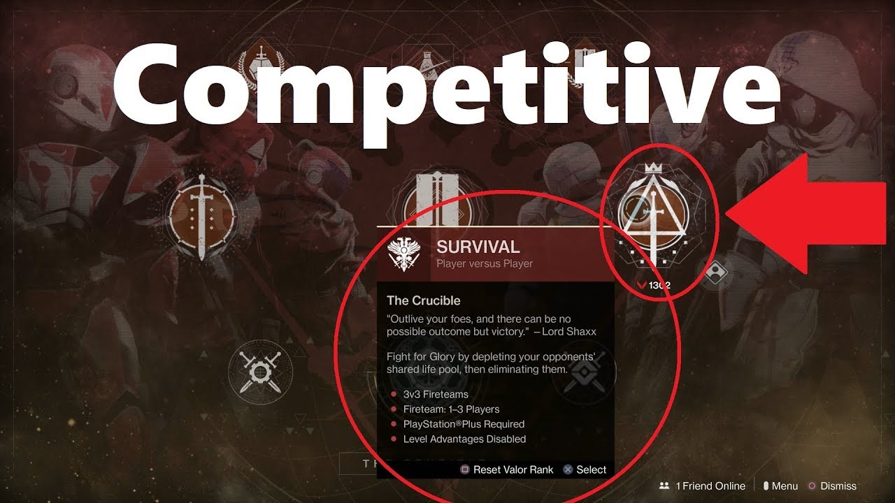 How To Find And Play Competitive Crucible - Destiny 2: New Light Guide