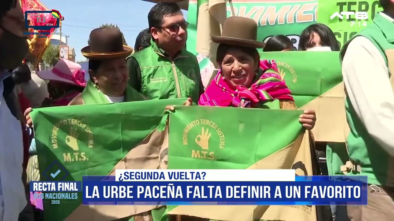 El MTS ve posible balotaje en la carrera por la Gobernación paceña