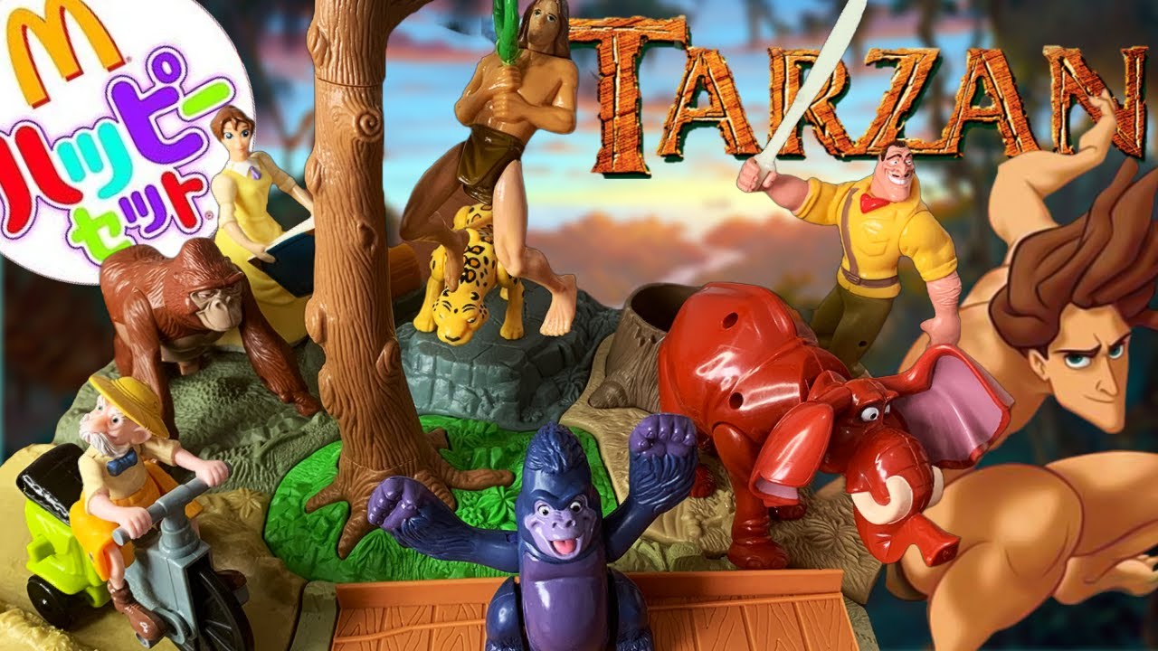 Retro Unboxing : TARZAN (ASIA) 🐵| Cajita Feliz de Mcdonald´s 1999.