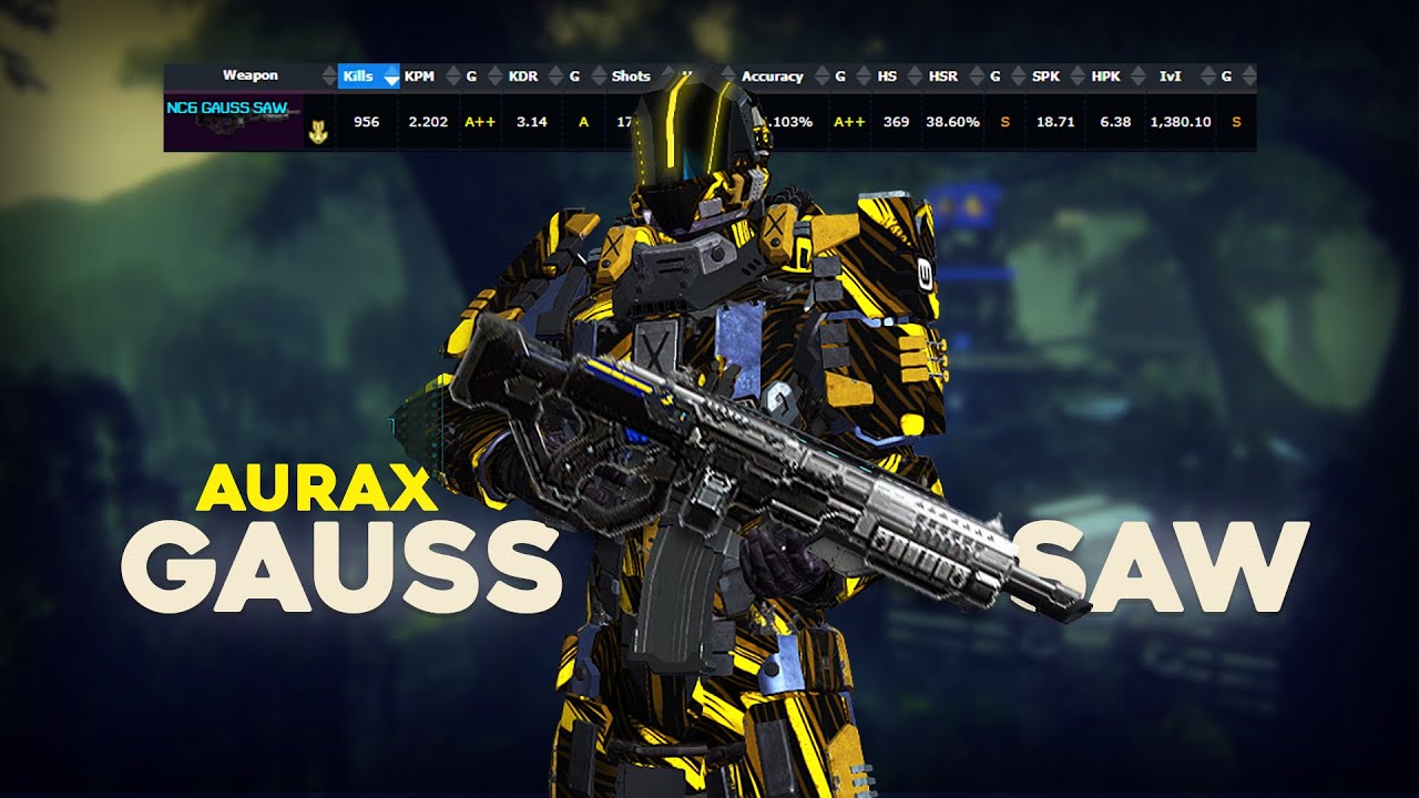 Planetside 2 - Still auraxing Gauss Saw