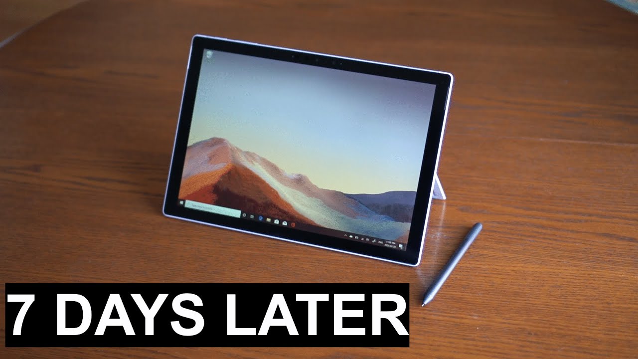 1 week with the Surface Pro 7