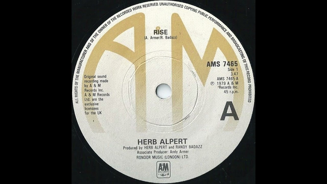 Herb Alpert - Rise (1979) (karlmixclub extended remix)