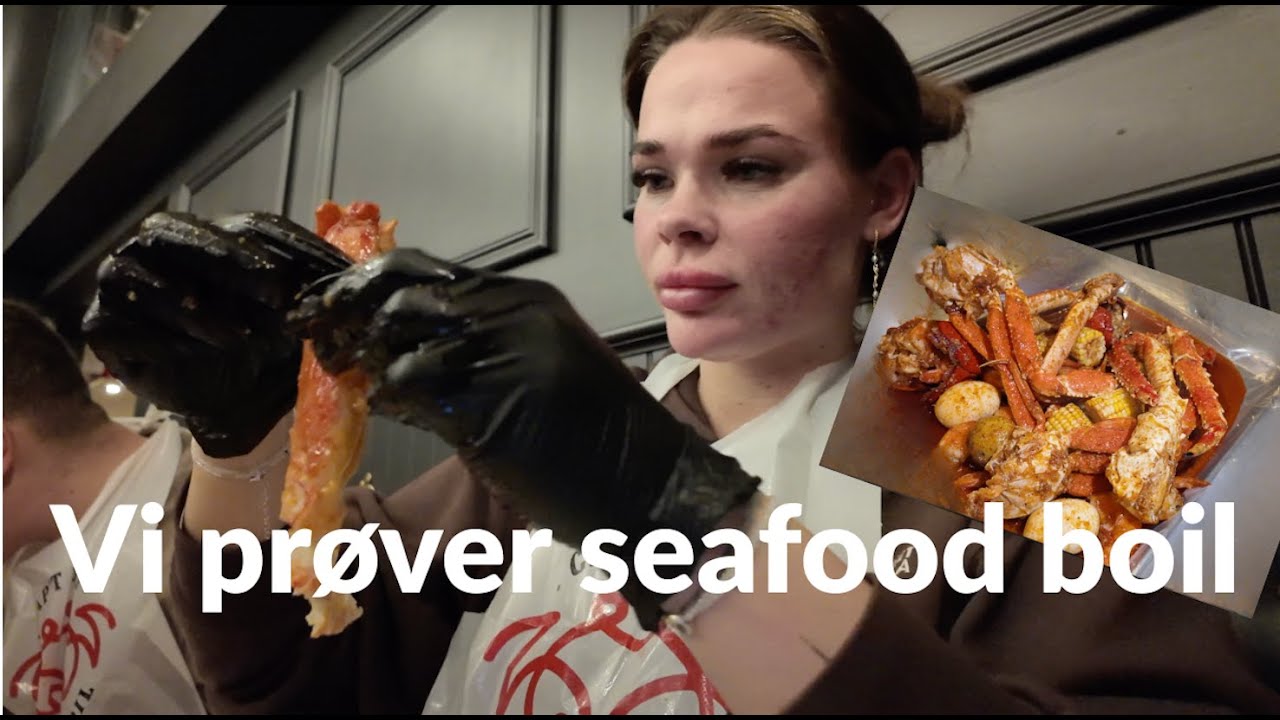 FØRSTE DAG I NEW YORK - jeg er personlig guide og vi prøver seafood boil