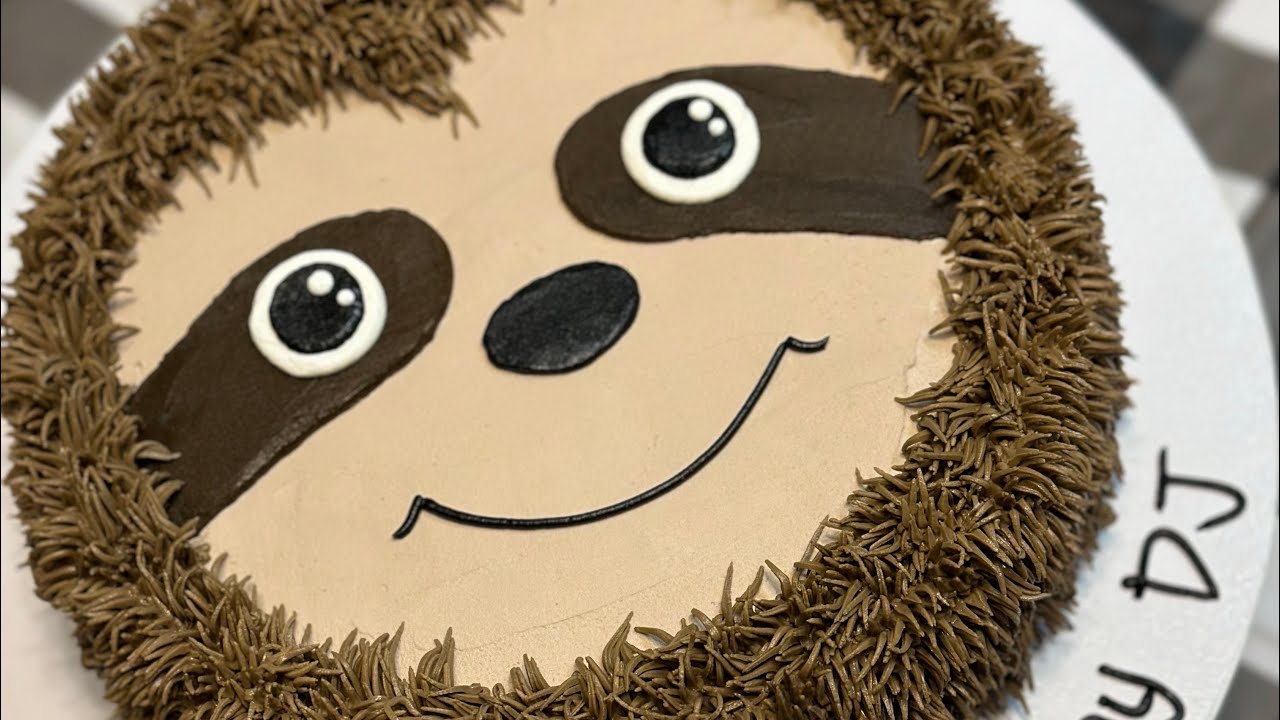 Sloth cake. Enjoy, Scott’s🎂🎨