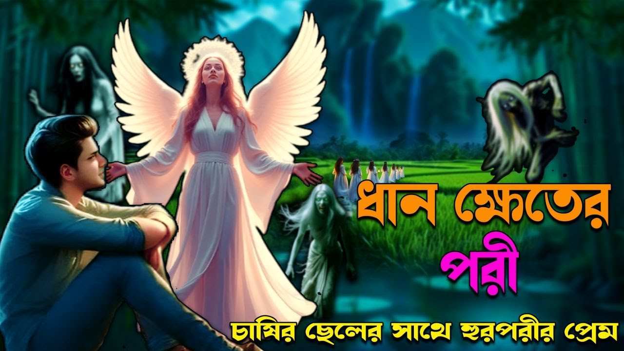 ধান ক্ষেতের পরী ! গরীর ছেলের সাথে সুন্দরী  হুরপরীর প্রেম। ভৌতিক ঘটনা Rice field fairy pori golpo,Gol