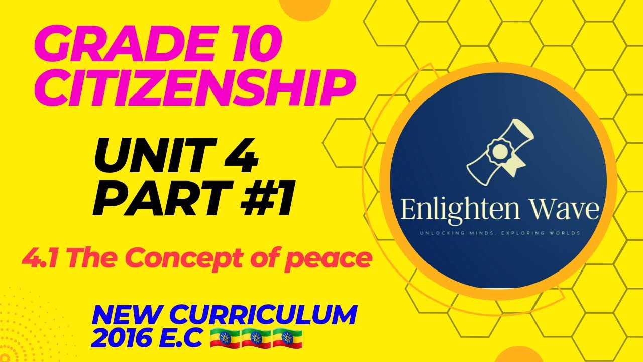 Grade 10 Citizenship Unit 4: 4.1 The concept of peace