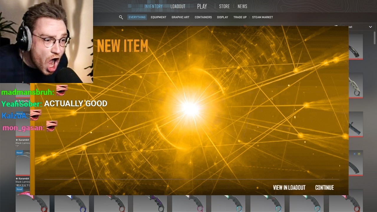 ohnepixel goes insane doing gold trade ups