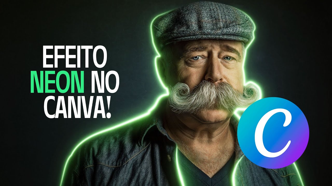 Contorno de NEON no Canva! [MUITO FÁCIL!]