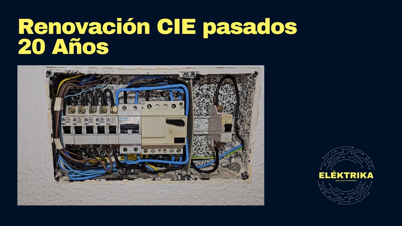 Renovación CIE pasados 20 años 