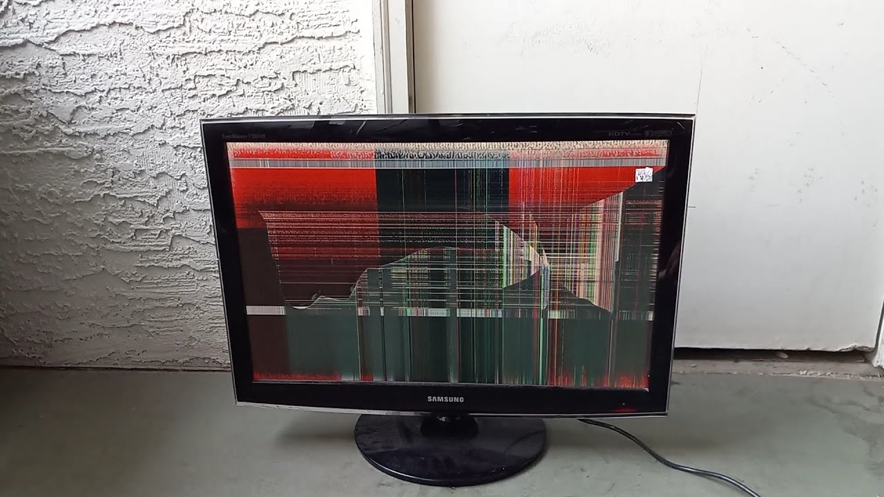 Samsung SyncMaster T260HD HDTV Destruction