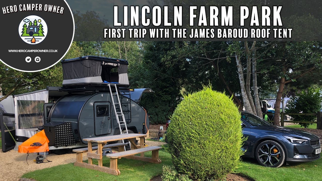 Lincoln Farm Park in our Hero Camper Ranger - First time with the James Baroud Roof Tent