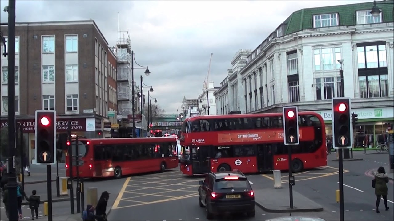Route 133 Bus From Liverpool Street to Streatham Station (FULL VISUAL)