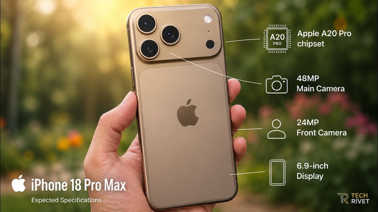 Утечки информации об iPhone 18 Pro Max: раскрыты 2-нм чип A20 Pro и 16 ГБ оперативной памяти!