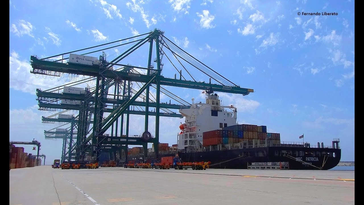 Porto de Sines visita ao Terminal XXI