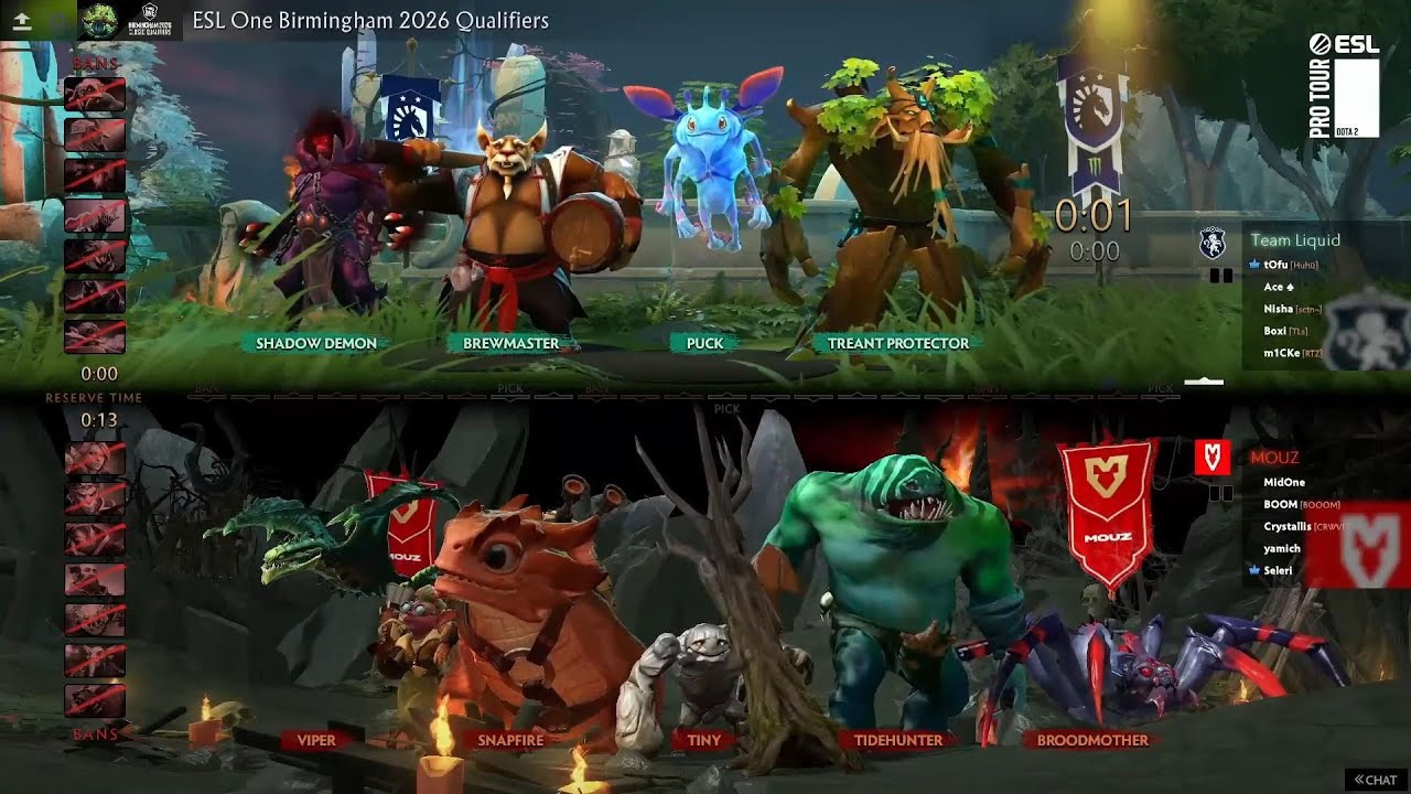 Natus Vincere vs Nigma Galaxy - ESL One Birmingham 2026 Closed Qualifiers WEU