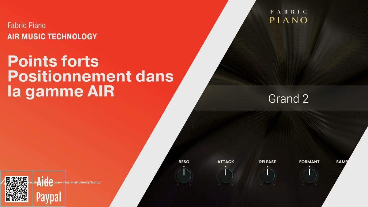 Air Music Technology Gratuit Les clés de la composition Fabric Piano Présentation