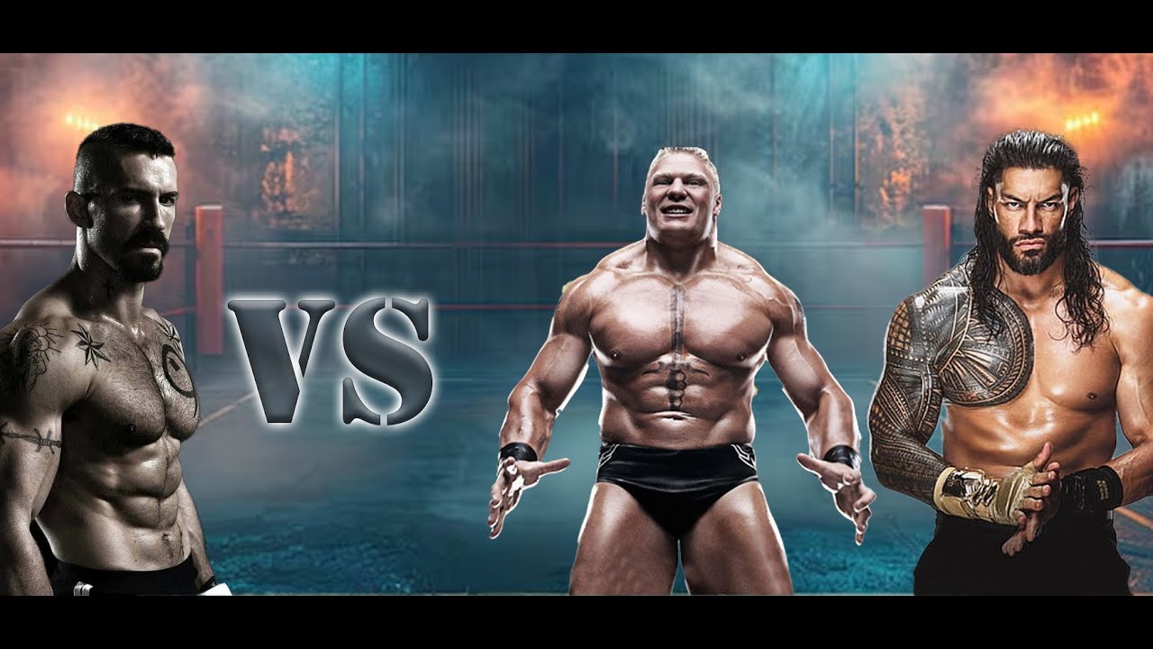 WWE 2K19 [Yuri Boyka vs Brock Lesnar & Roman Reigns] Handicap Match #wwe 