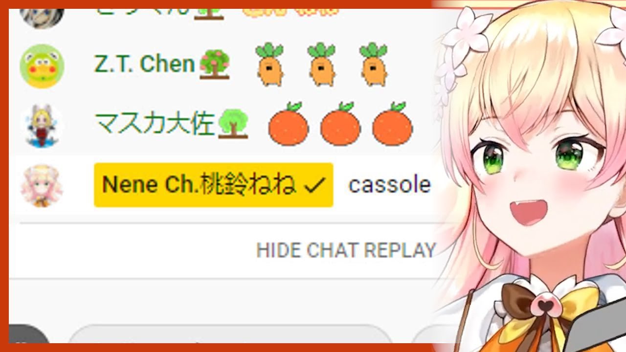 Nene uses her own stream chat to practice (broken) English and confuses everyone (Hololive Momosuzu)