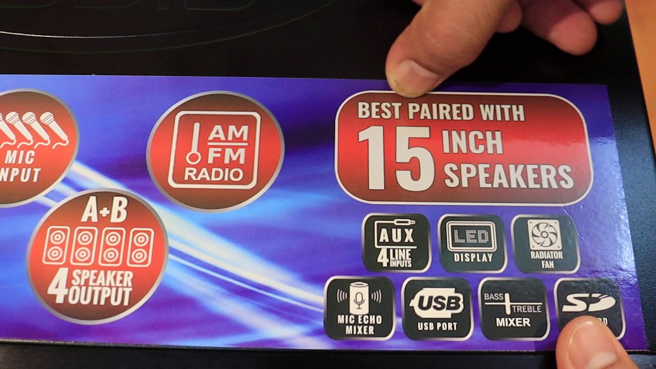 dB Audio Amplifier Umak 1522BT Review